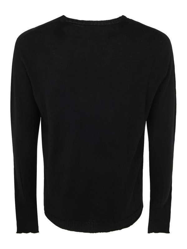 MD75: crew necks online - Wool basic crew neck sweater