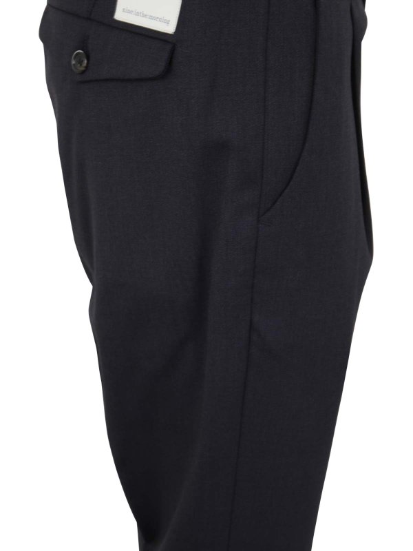 The Best Shops NINE IN THE MORNING: テーラードトラウザー - ショートパンツ - ブルー