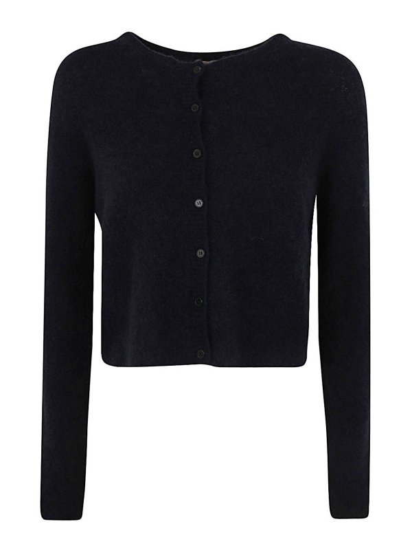 NUUR: cardigans - Korean neck cardigan