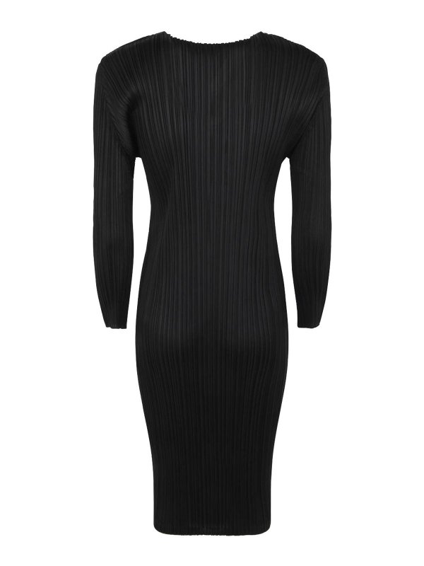 PLEATS PLEASE ISSEY MIYAKE: マキシドレス online - マキシドレス - 黒