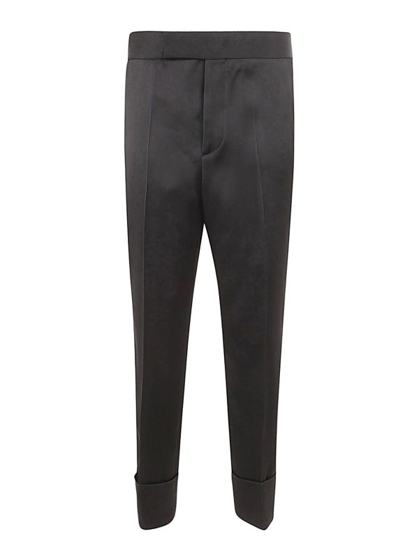 SAPIO: Pantalons élégants - Short - Noir