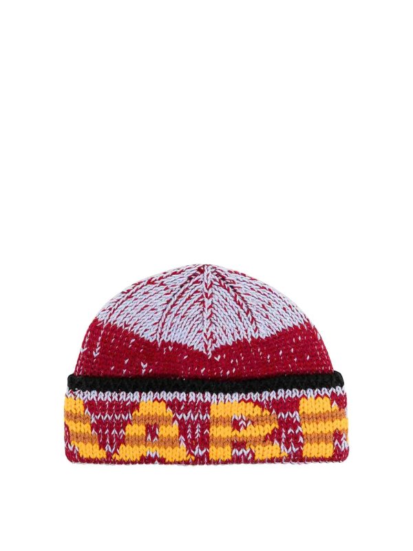 Marni: beanies - Beanie with intarsia
