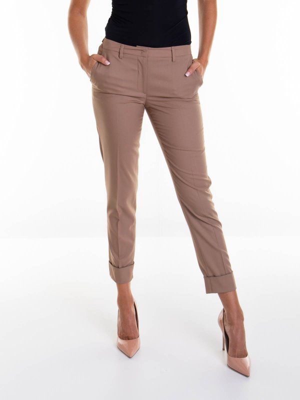 The Best Shops FABIANA FILIPPI: casual trousers - Wool Pants
