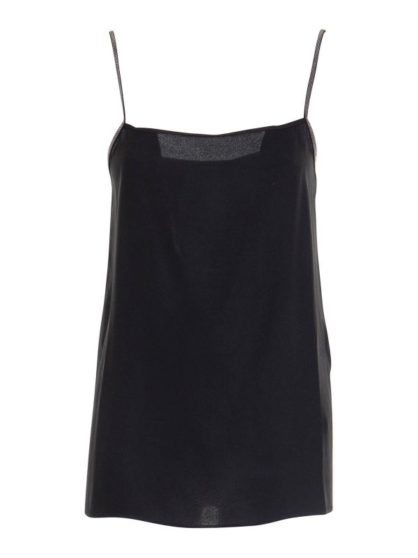 FABIANA FILIPPI: トップス＆タンクトップ - トップ/タンクトップ - 黒