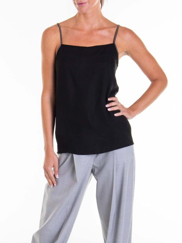 The Best Shops FABIANA FILIPPI: トップス＆タンクトップ - トップ/タンクトップ - 黒