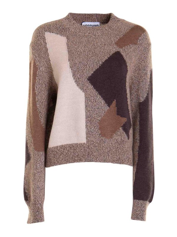 MOSCHINO: crew necks - Crew neck pullover