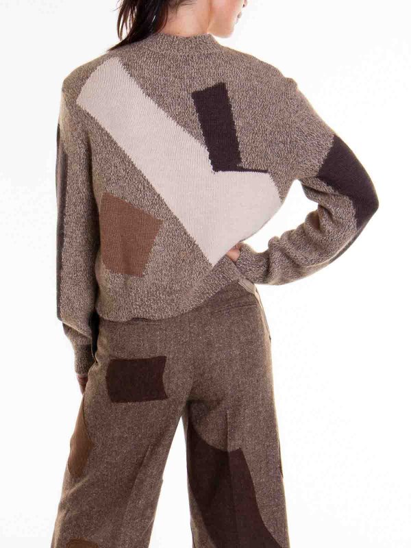 Crew neck pullover shop online: MOSCHINO