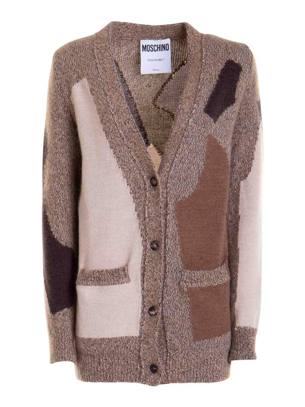 MOSCHINO: v necks - V-neck pullover