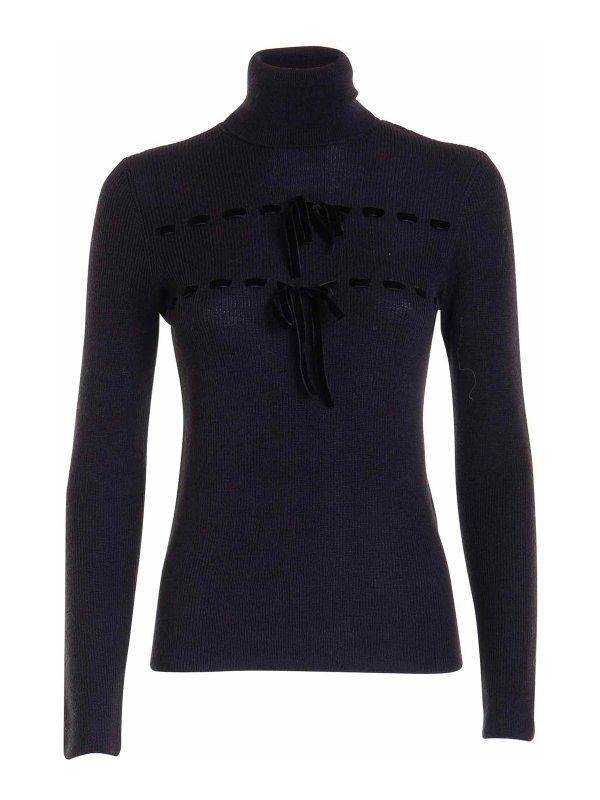 VALENTINO RED: Turtlenecks & Polo necks - High neck pullover