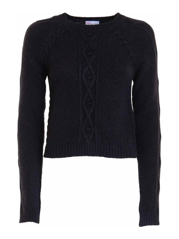 VALENTINO RED: crew necks - Crew neck pullover