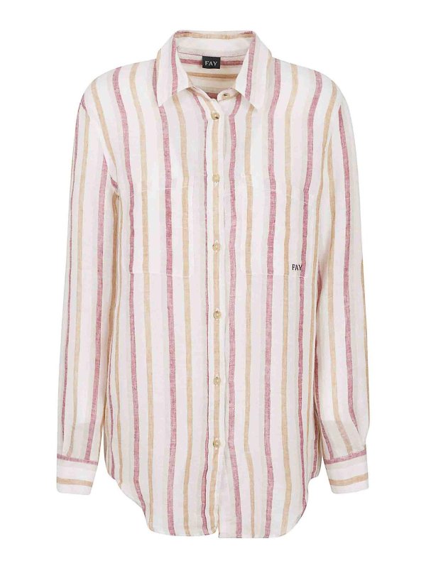 FAY: Hemden - Hemd - Weiß