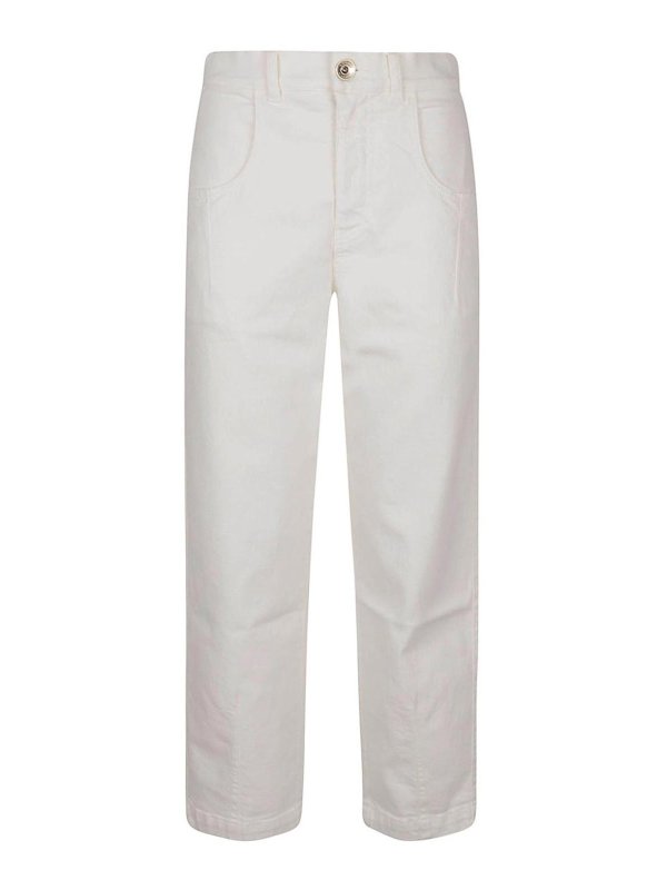 ELEVENTY: Pantalons casual - Pantalons Décontractés - Blanc
