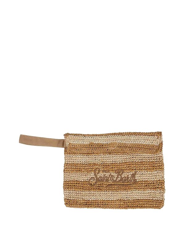 MC2 SAINT BARTH: Clutch - Pochette - Beige