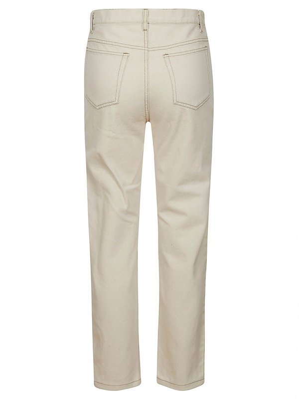 A.P.C.: Pantalones casual online - Pantalón Casual - Beis Claro