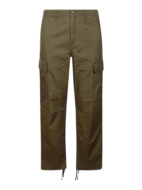 CARHARTT: Casual Hosen - Casual Hose - Grün