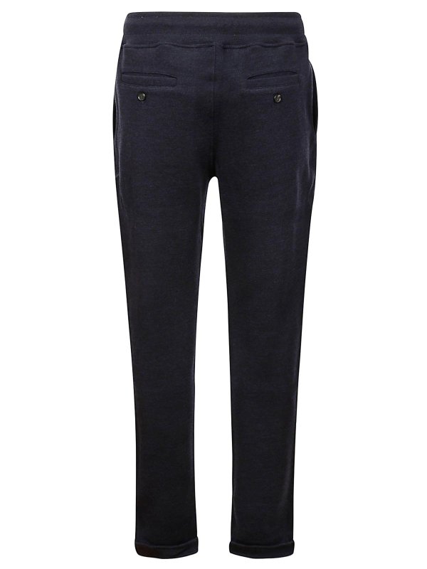 ISAIA: スウェットパンツ online - トラックスーツ ボトムス - ブルー