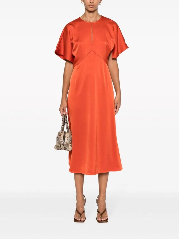 The Best Shops MICHAEL KORS: Vestidos largos - Vestido Largo - Naranja