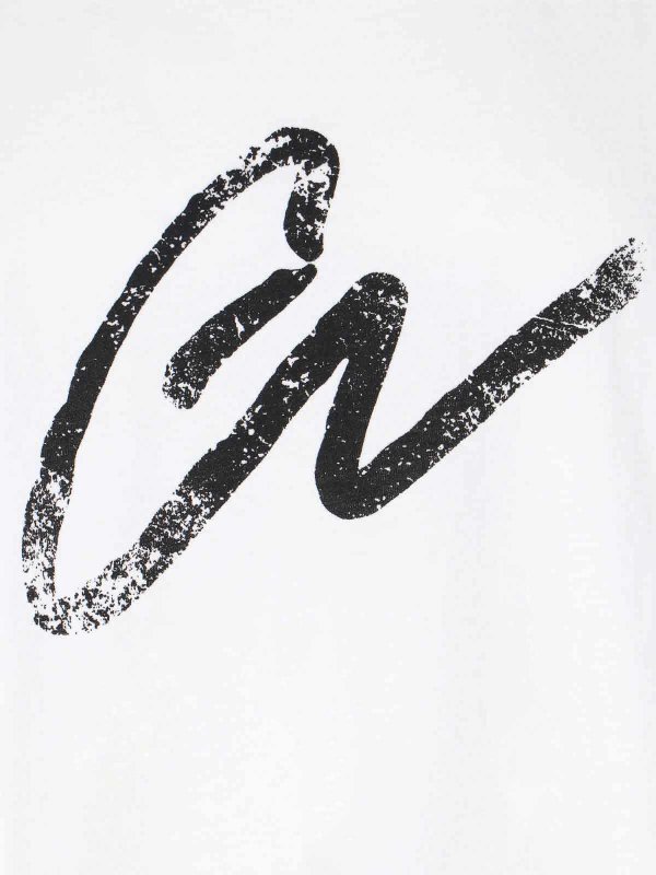 Tシャツ - 白 shop online: GREG LAUREN