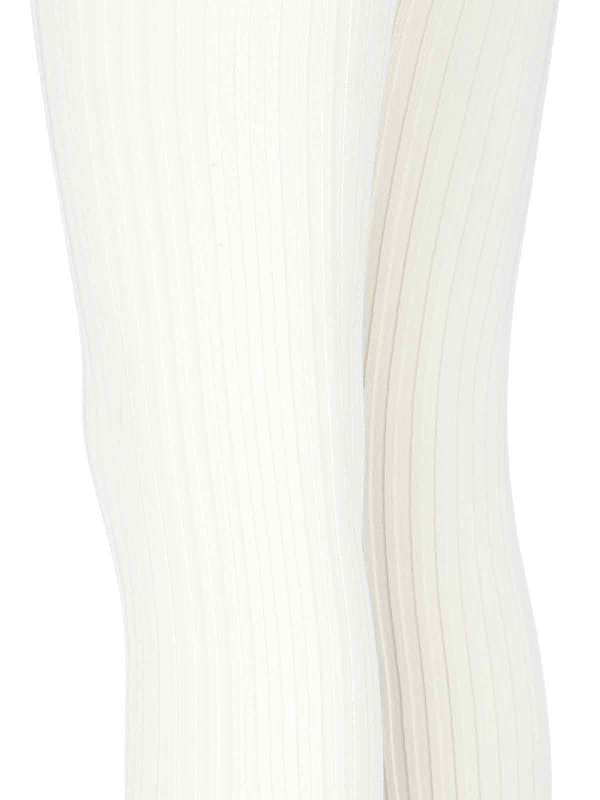 The Best Shops ANDREĀDAMO: casual trousers - Flared ribbed trousers