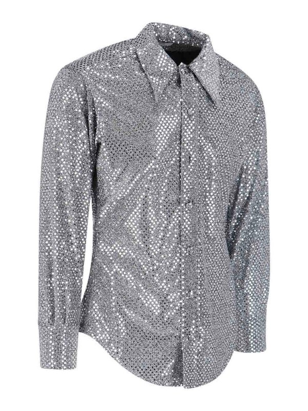 ERL: Chemises online - Chemise - Argent