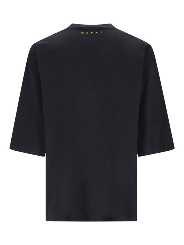 Marni: Tシャツ online - Tシャツ - 黒