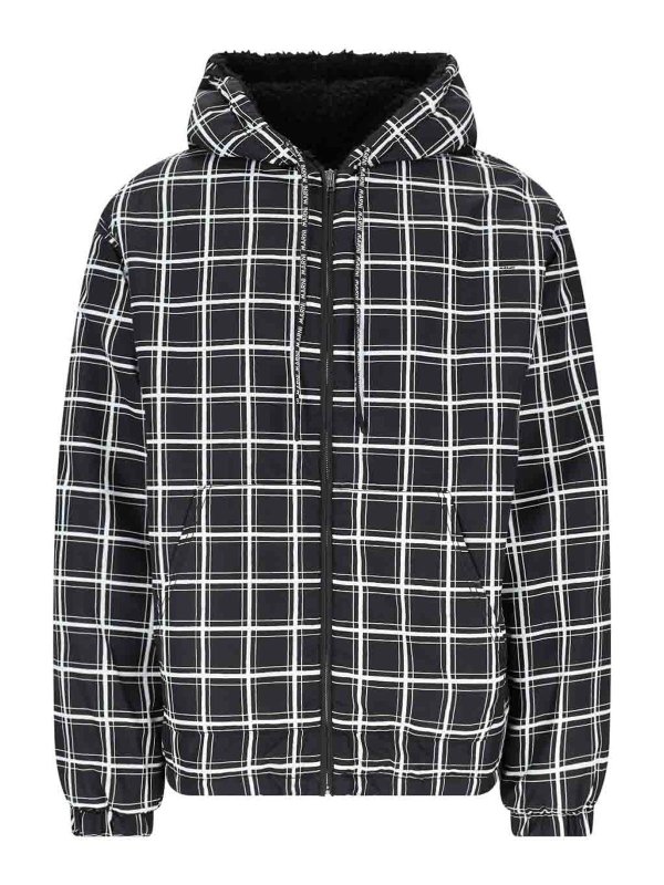 Marni: padded jackets - Checked padded down jacket