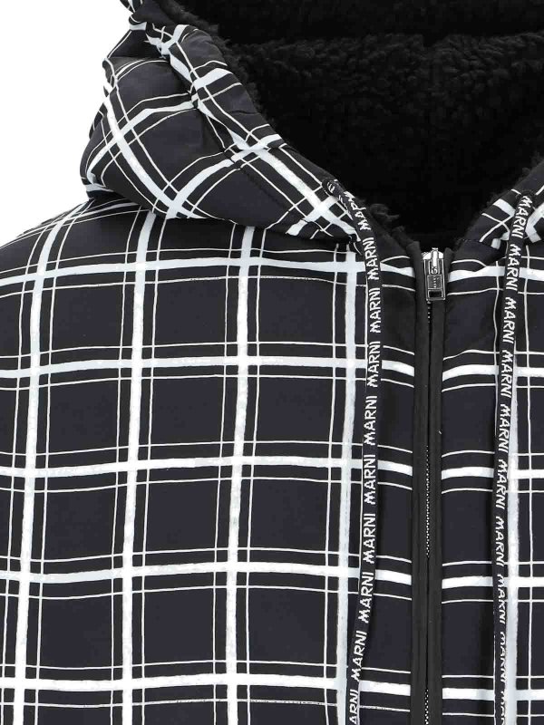 The Best Shops Marni: padded jackets - Checked padded down jacket