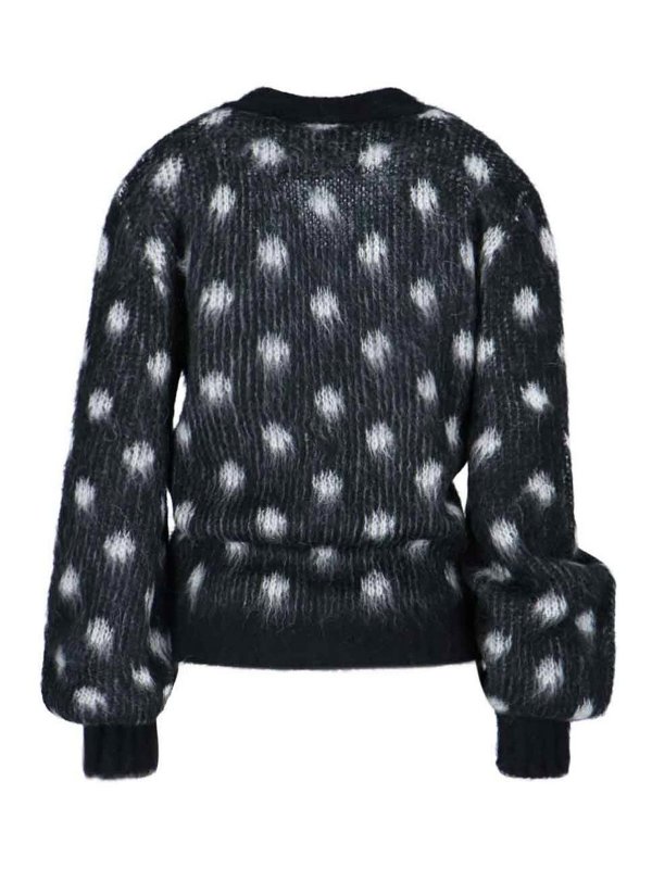 Marni: cardigans online - Cardigan a pois