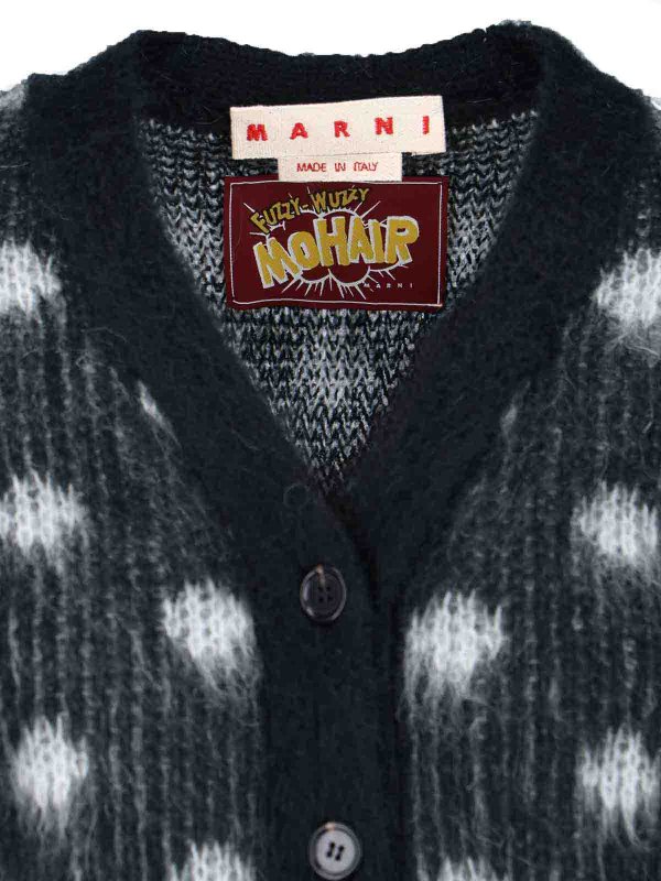The Best Shops Marni: cardigans - Cardigan a pois