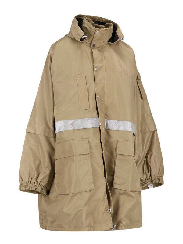 ROKH: parka online - Parka cappuccio logo