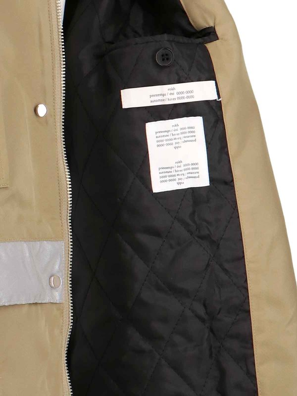 ROKH buy online Parka cappuccio logo