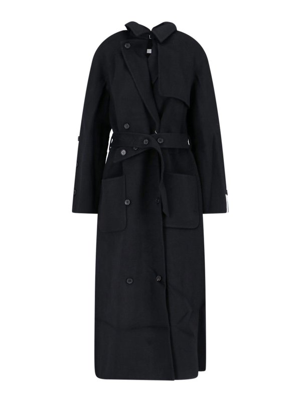 ROKH: Abrigos cortos - Abrigo Corto - Negro