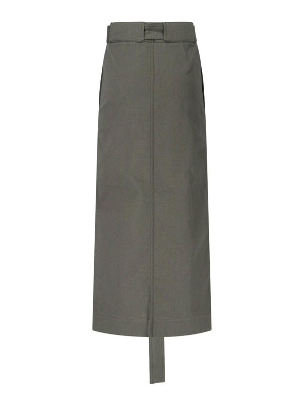 The Best Shops SA SU PHI: ニーレングススカート＆ミディ丈 - 膝丈/ミディスカート - 緑