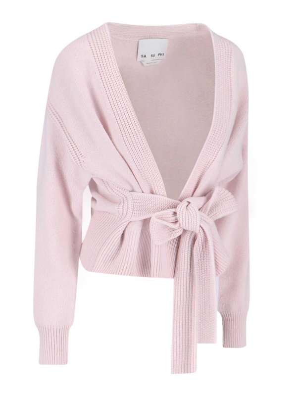 SA SU PHI: cardigans online - Belted cardigan