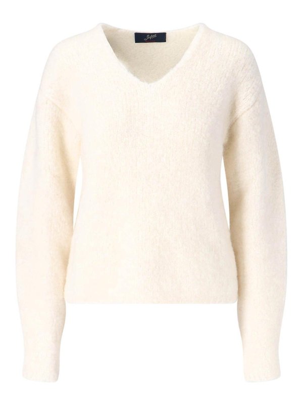 SEAFARER: boat necks - V-neck sweater