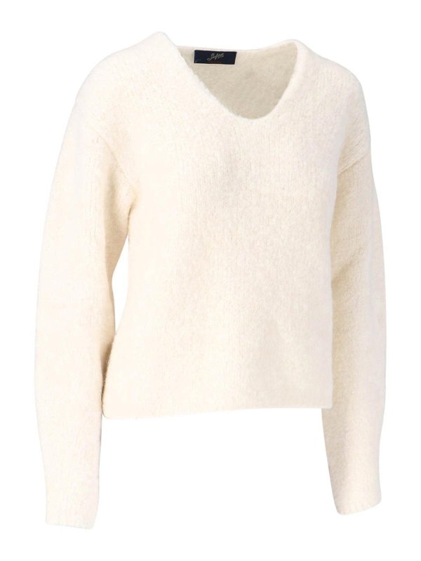 SEAFARER: boat necks online - V-neck sweater