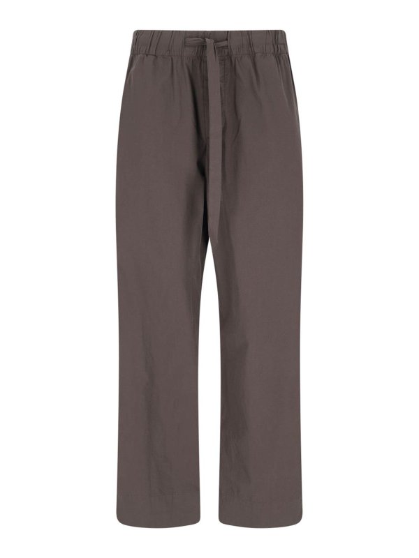 TEKLA: Pantalons casual - Pantalons Décontractés - Coffee