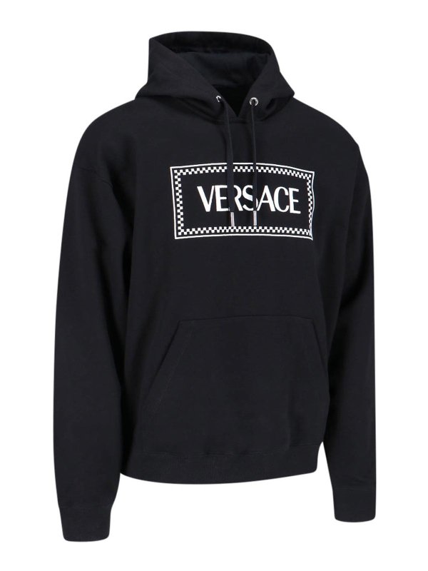 VERSACE: Sweatshirts & Sweaters online - Logo hoodie