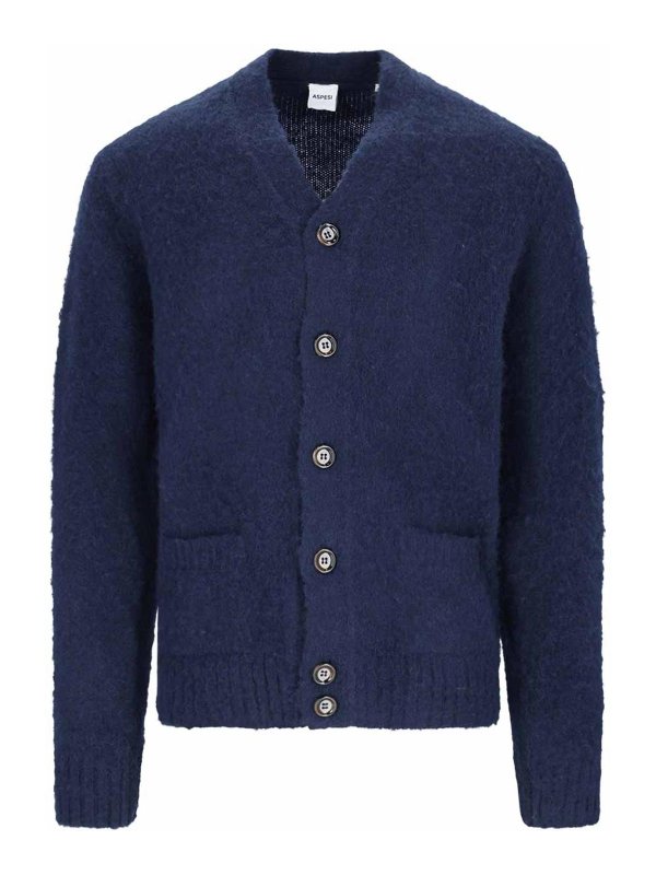 ASPESI: cardigans - wool cardigan