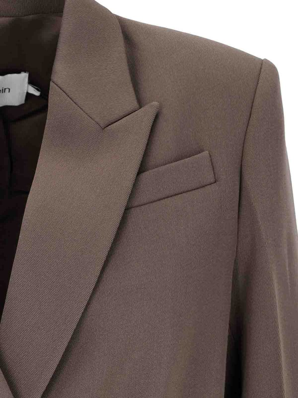 wool blazer shop online: CALVIN KLEIN
