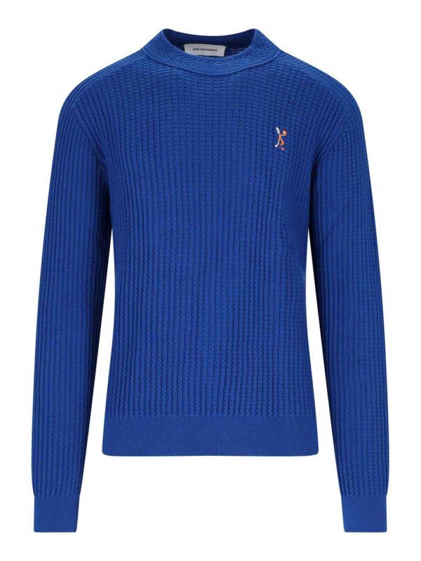 KIKO KOSTADINOV: U-Boot-Ausschnitt - U-Boot-Pullover - Blau