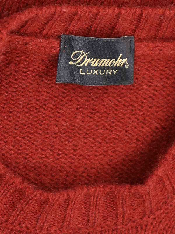 Pull Col Bateau - Rouge shop online: DRUMOHR