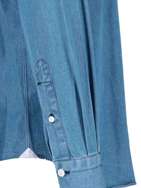 Hemd - Blau shop online: FINAMORE 1925