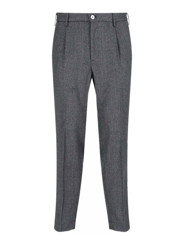 INCOTEX: カジュアルトラウザー - カジュアルパンツ - グレー