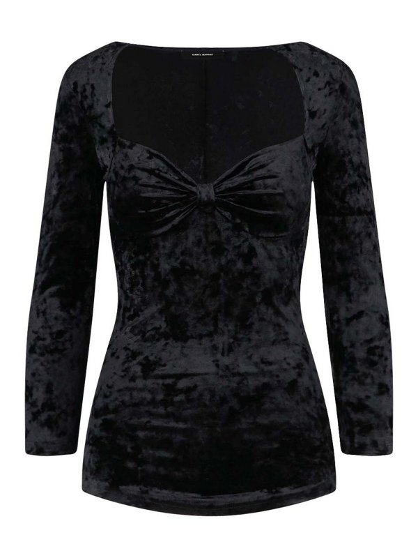 ISABEL MARANT: Tops und Tank Tops - Top - Schwarz