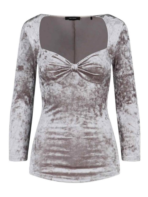 ISABEL MARANT: Tops & Tank tops - Top velluto