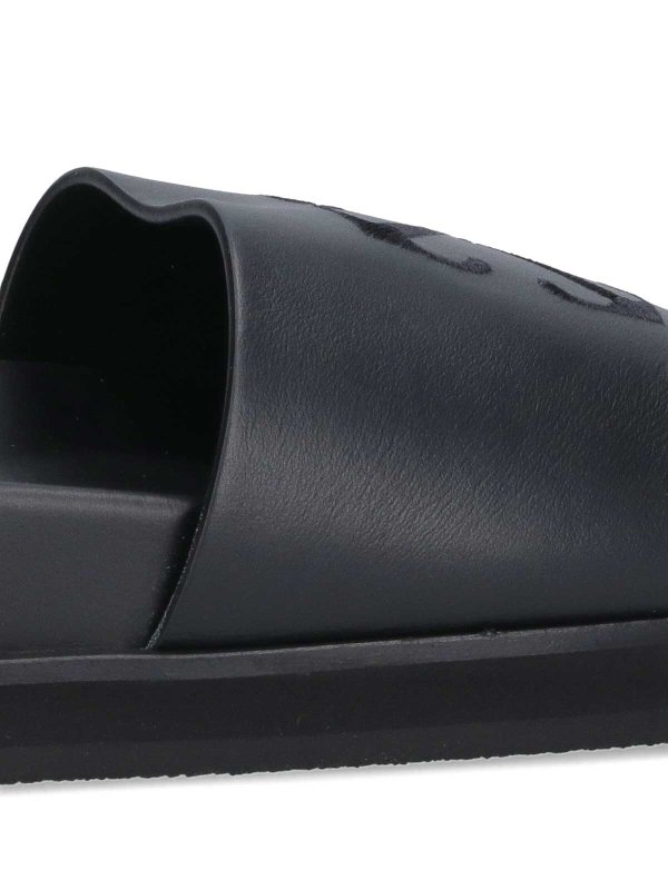 Logo slide sandals shop online: OFF-WHITE