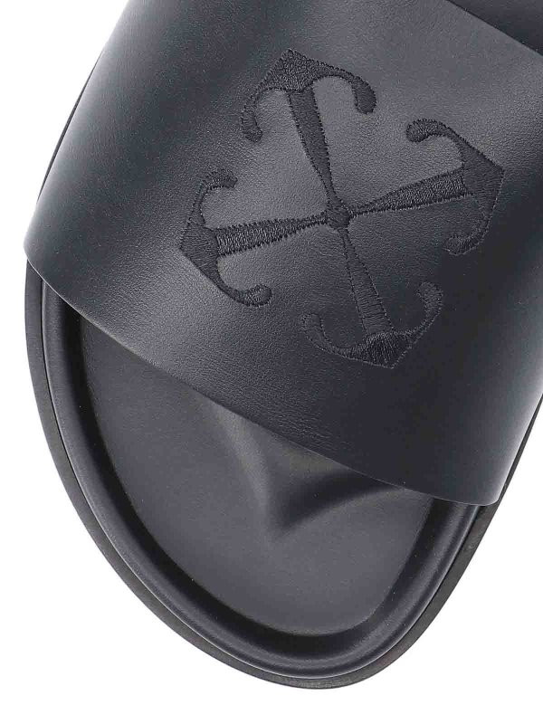 OFF-WHITE buy online Logo slide sandals