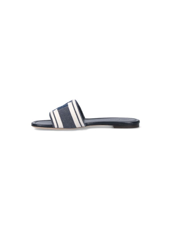 The Best Shops TORY BURCH: sandals - Logo slide sandals