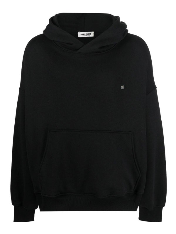 A PAPER KID: Sudaderas y suéteres - Sudadera - Negro